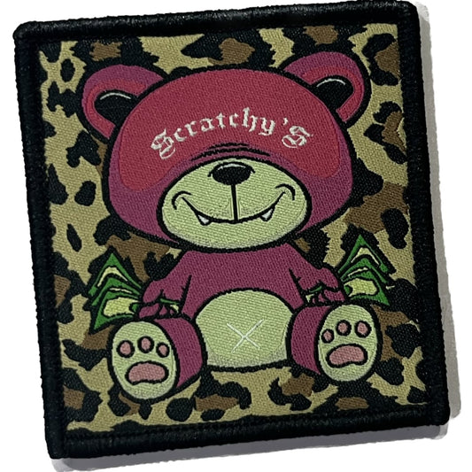 Patch Scratchy’s Bears - a Esh Cheli Camo Fond Blanc -