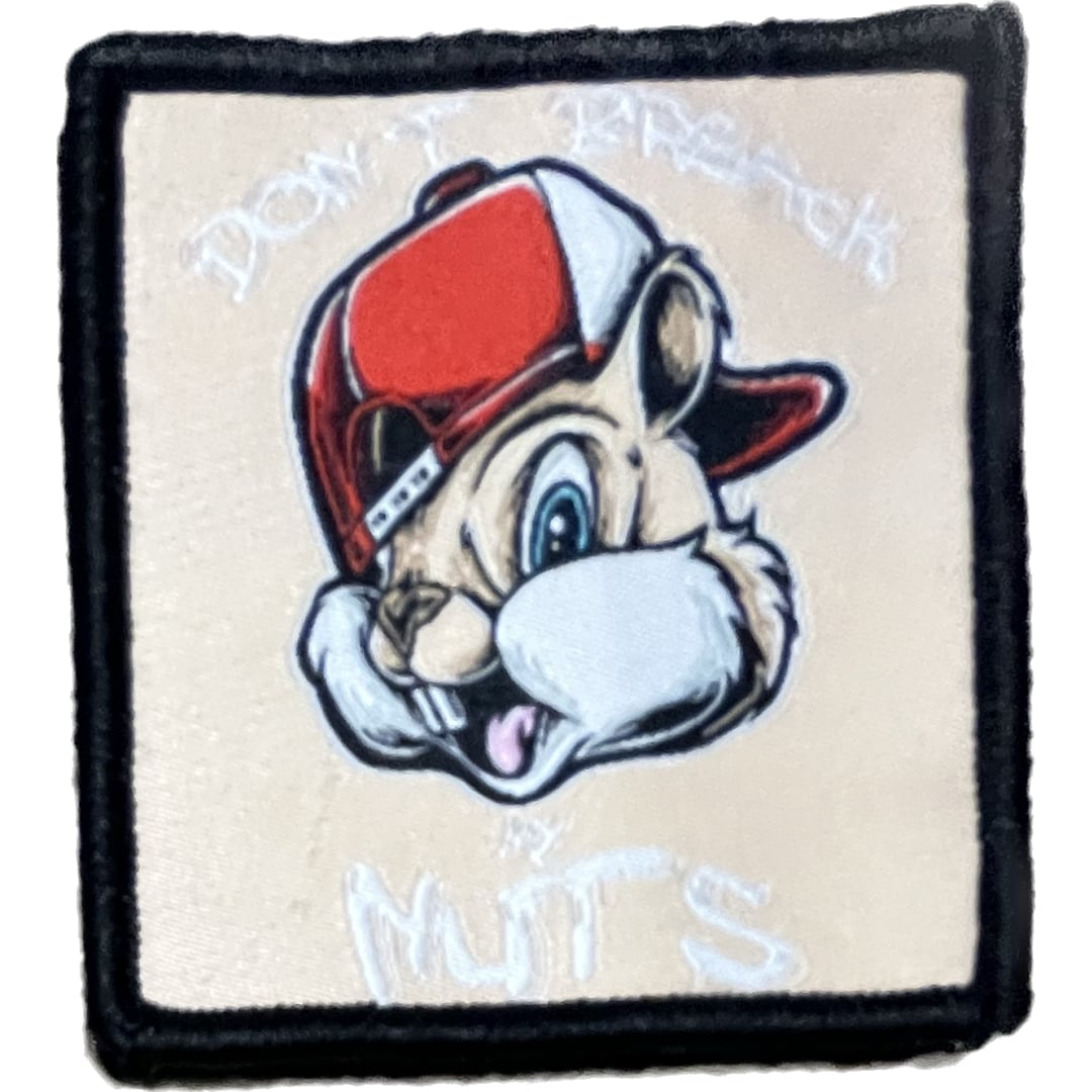 Patch Scratchy’s Break My Nuts - a Esh Cheli Camo Fond Blanc