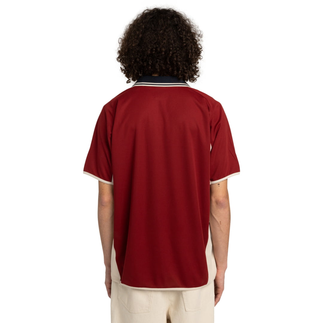 Polo Element Soccer Game SS Pomegranate - Ss - Insidshop.com
