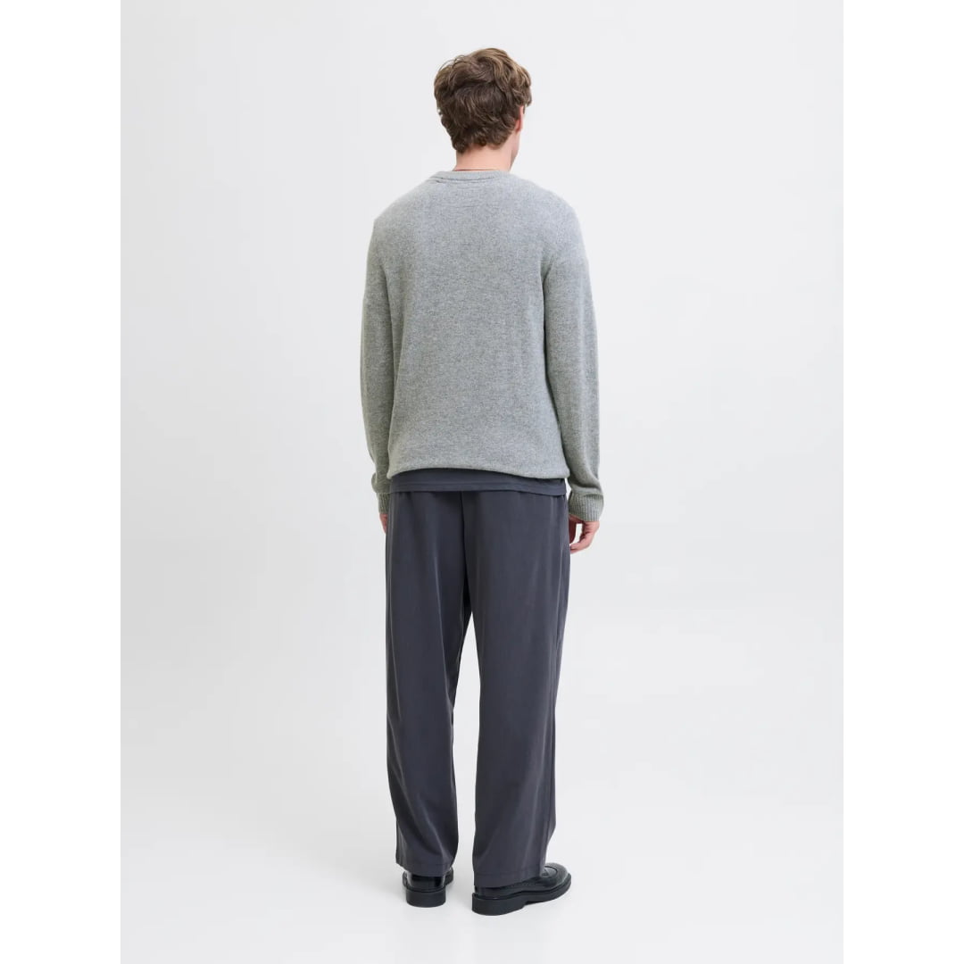 Pull Jack & Jones JPRBLULAMBSWOOL Knit Crew Medium Grey