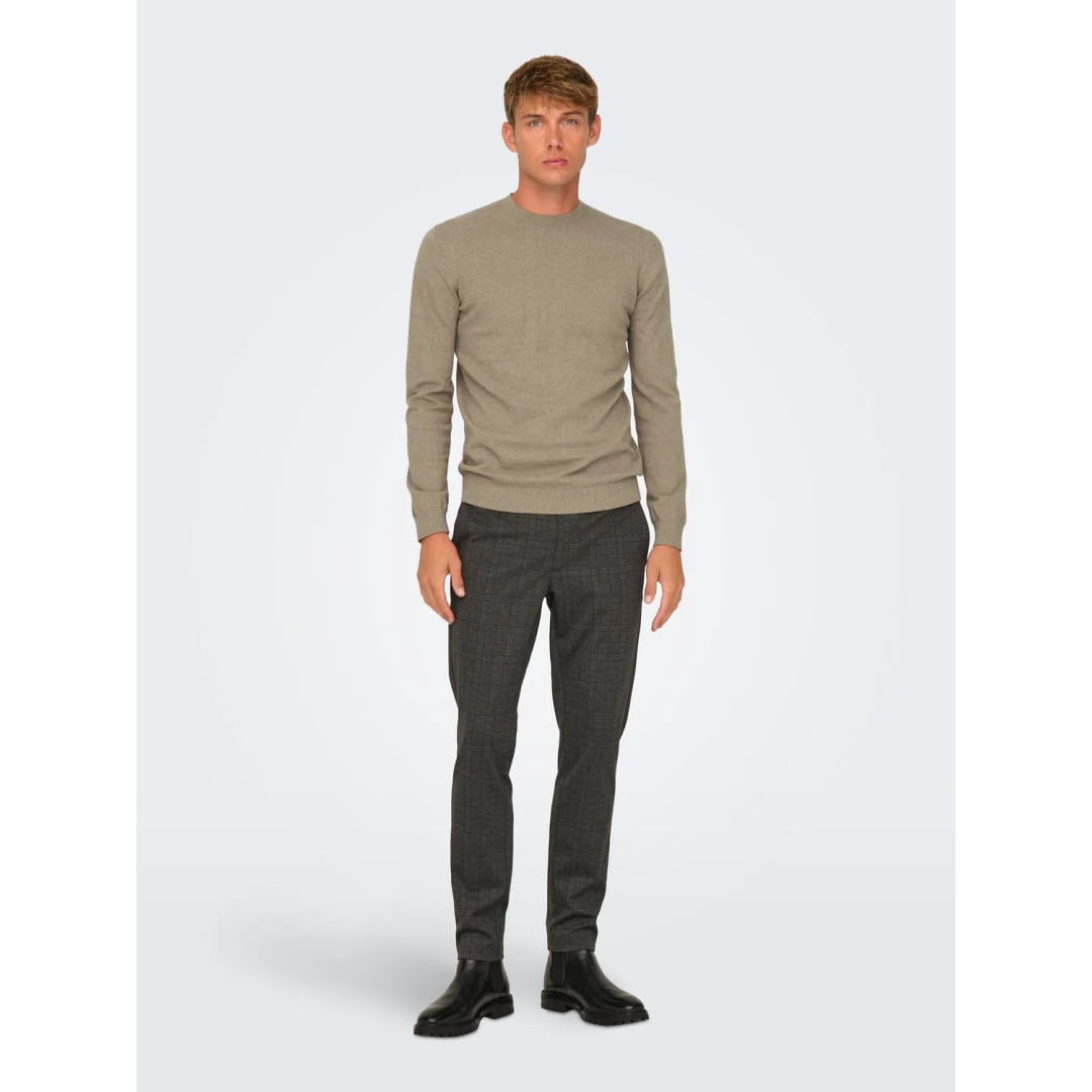 Pull Only & Sons Onsloui Reg 12 Desert Taupe Melange - Jack