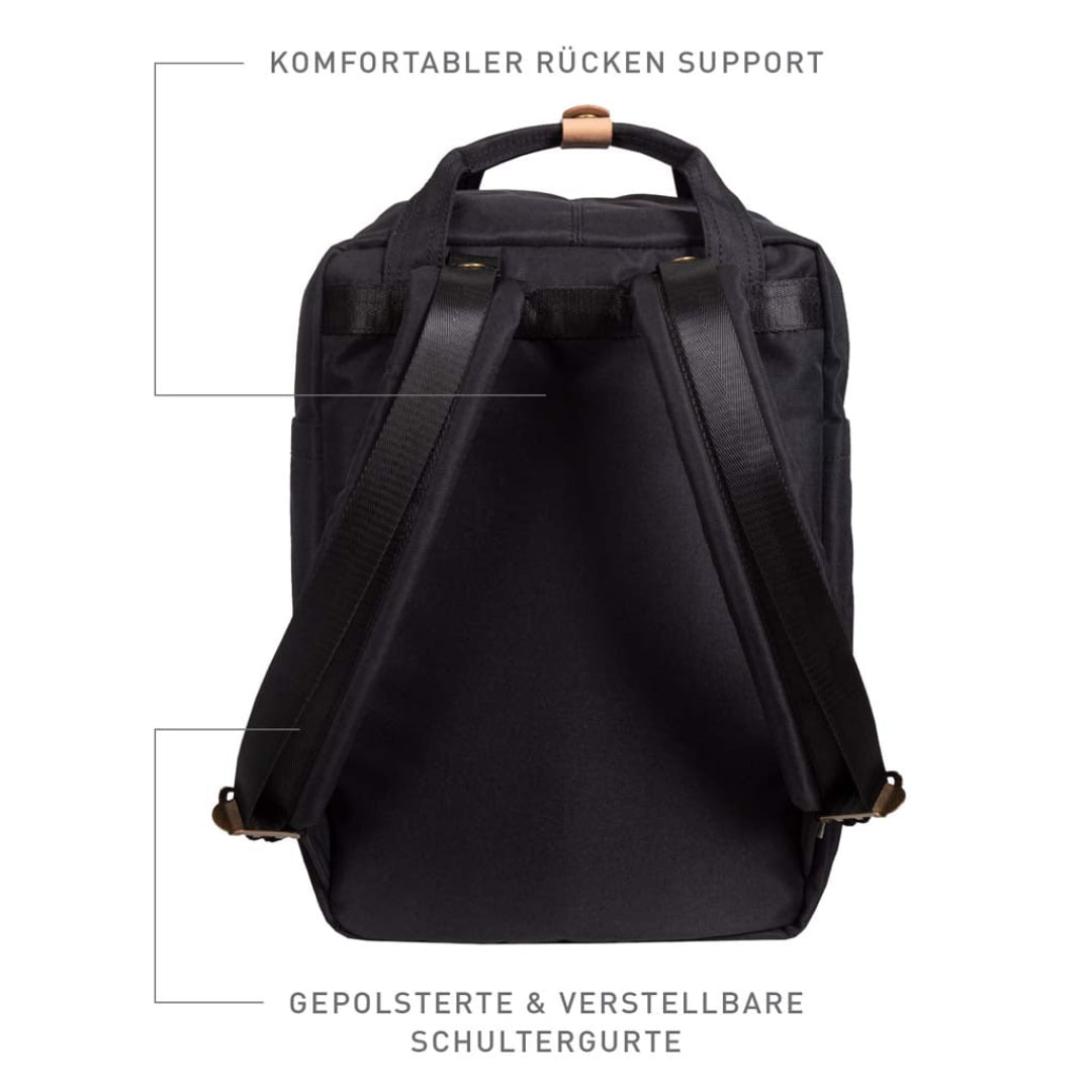 Sac à Dos Doughnut Macaroon Reborn Series Black