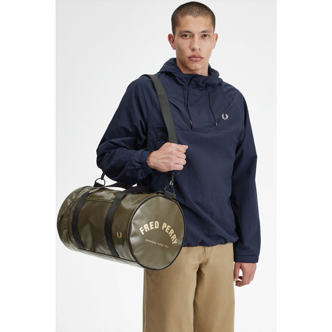 Sac de Sport Fred Perry Tonal Classic Barrel Uniform Green