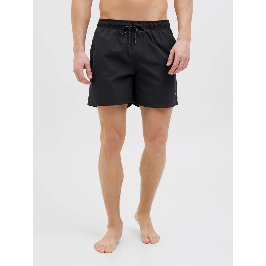 Short Jack & Jones JPSTMAUI JJSWIM Seersucker AKM Black