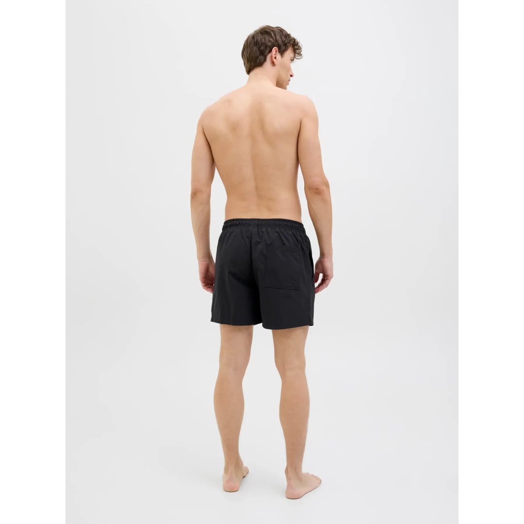 Short Jack & Jones JPSTMAUI JJSWIM Seersucker AKM Black