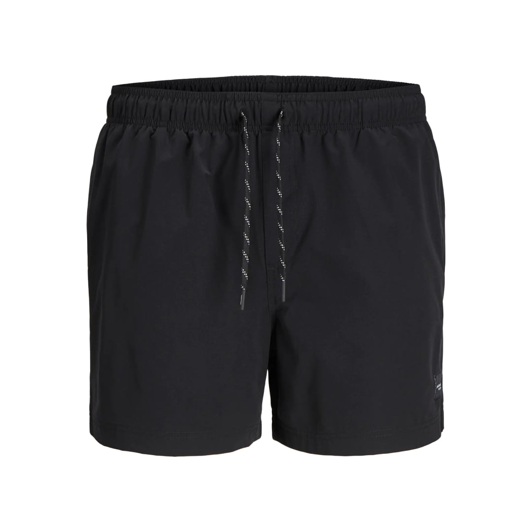 Short Jack & Jones JPSTMAUI JJSWIM Seersucker AKM Black