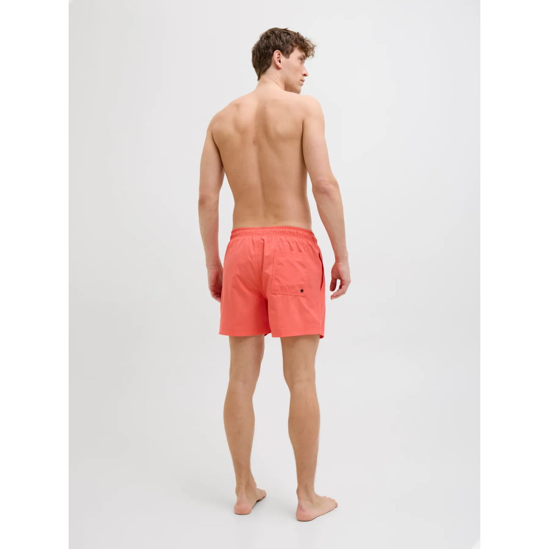 Short Jack & Jones JPSTMAUI JJSWIM Seersucker AKM Hot Coral