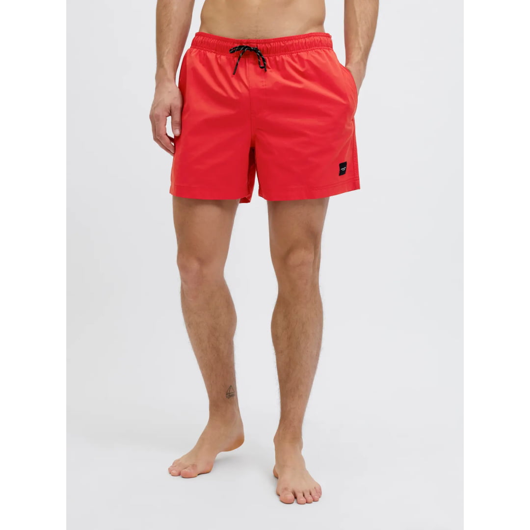 Short Jack & Jones JPSTMAUI JJSWIM Seersucker AKM True Red