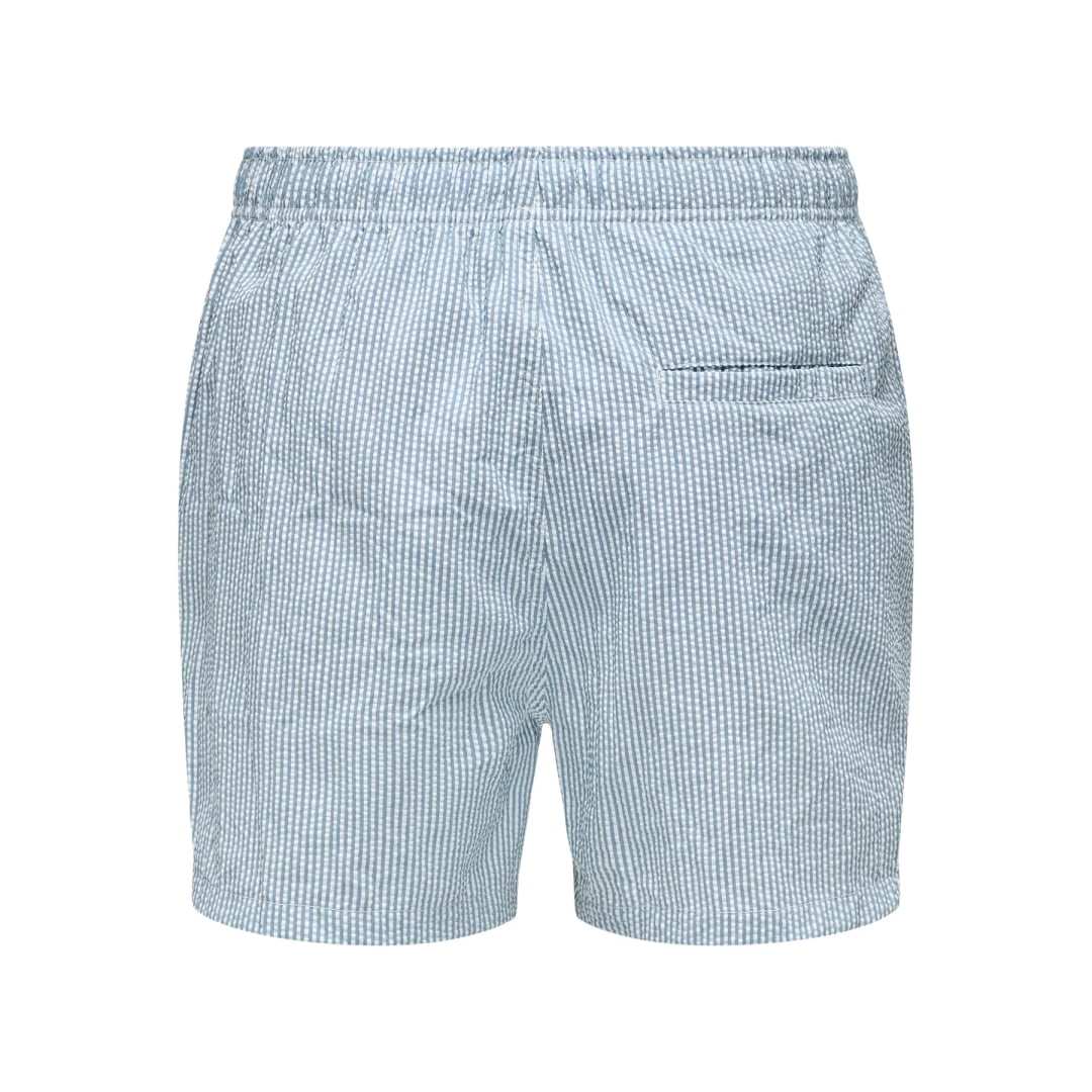 Short Only & Sons Onsted Stripe Seersucker Spring Lake