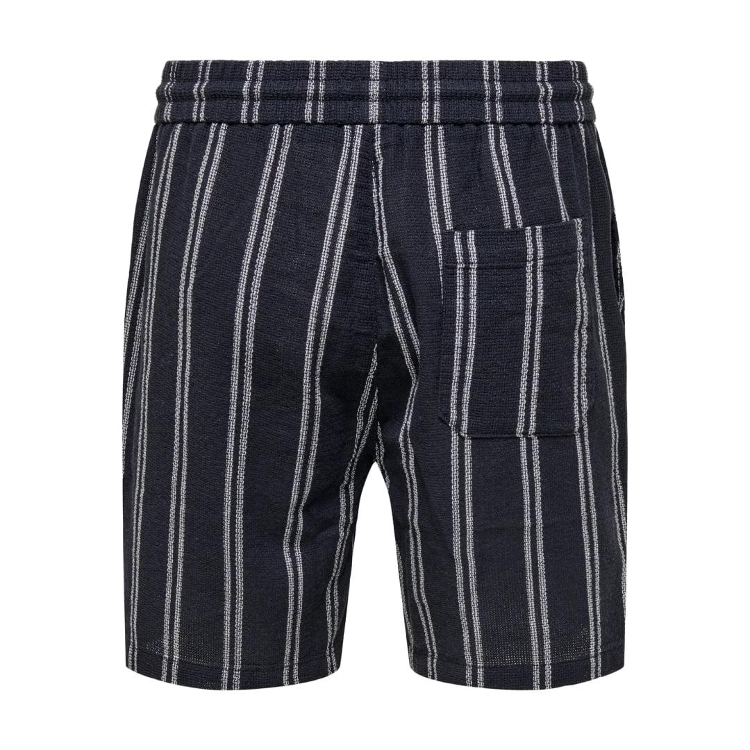 Short Only & Sons ONSTREV Life Reg Stru Stripe Dark Navy