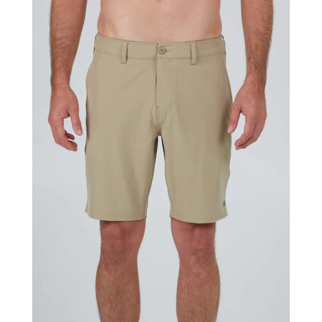 Short Salty Crew Lowtide Hybrid Khaki - Insidshop.com