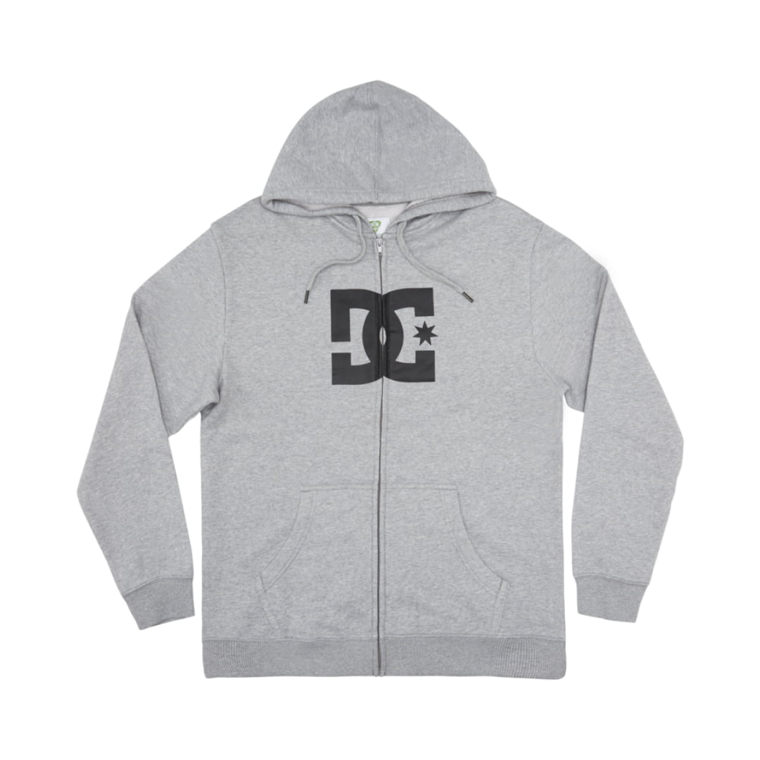 Sweat à Capuche DCSHOE Star ZH Heather Grey - Dcshoe Zh