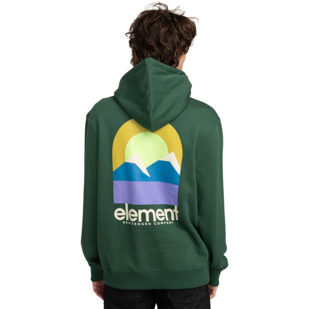Sweat à Capuche Element Halo Trekking Green - Insidshop.com