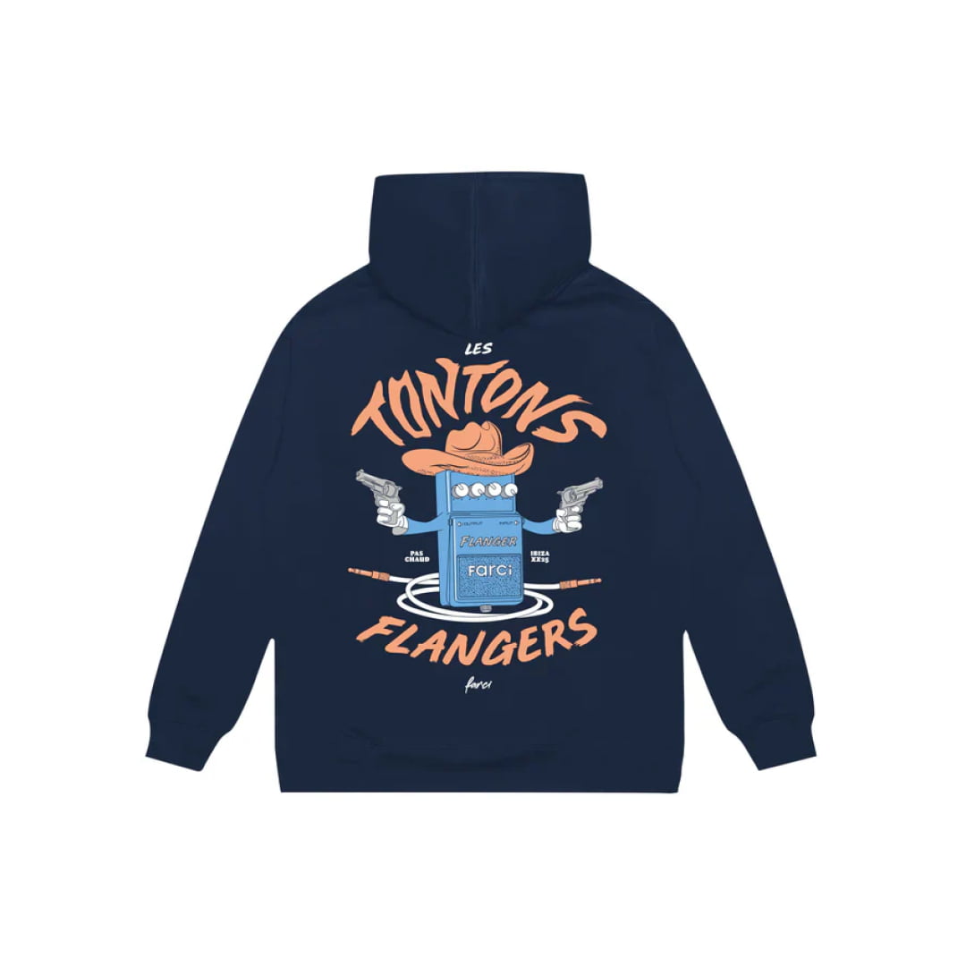 Sweat à Capuche Farci Flanger Blue - Insidshop.com