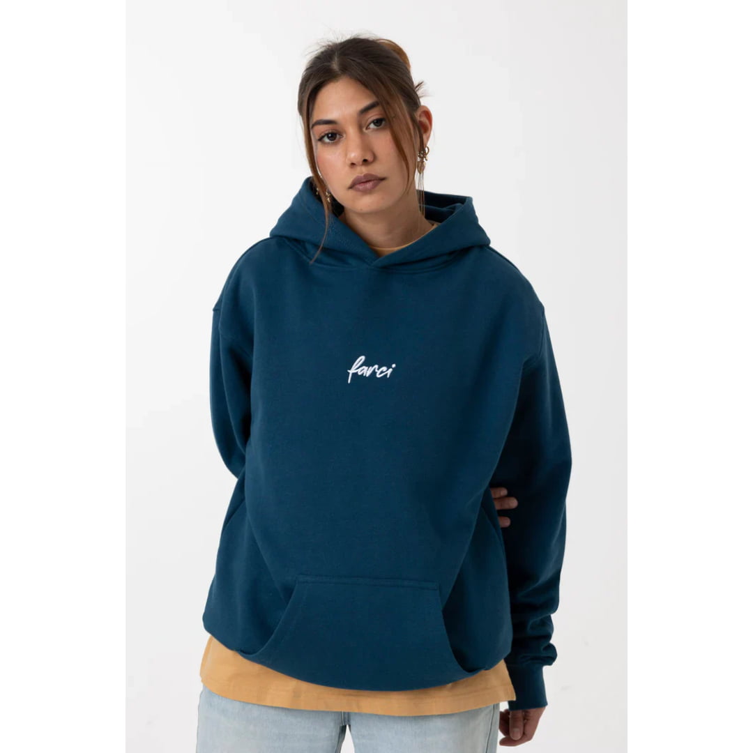 Sweat à Capuche Farci Flanger Blue - Insidshop.com