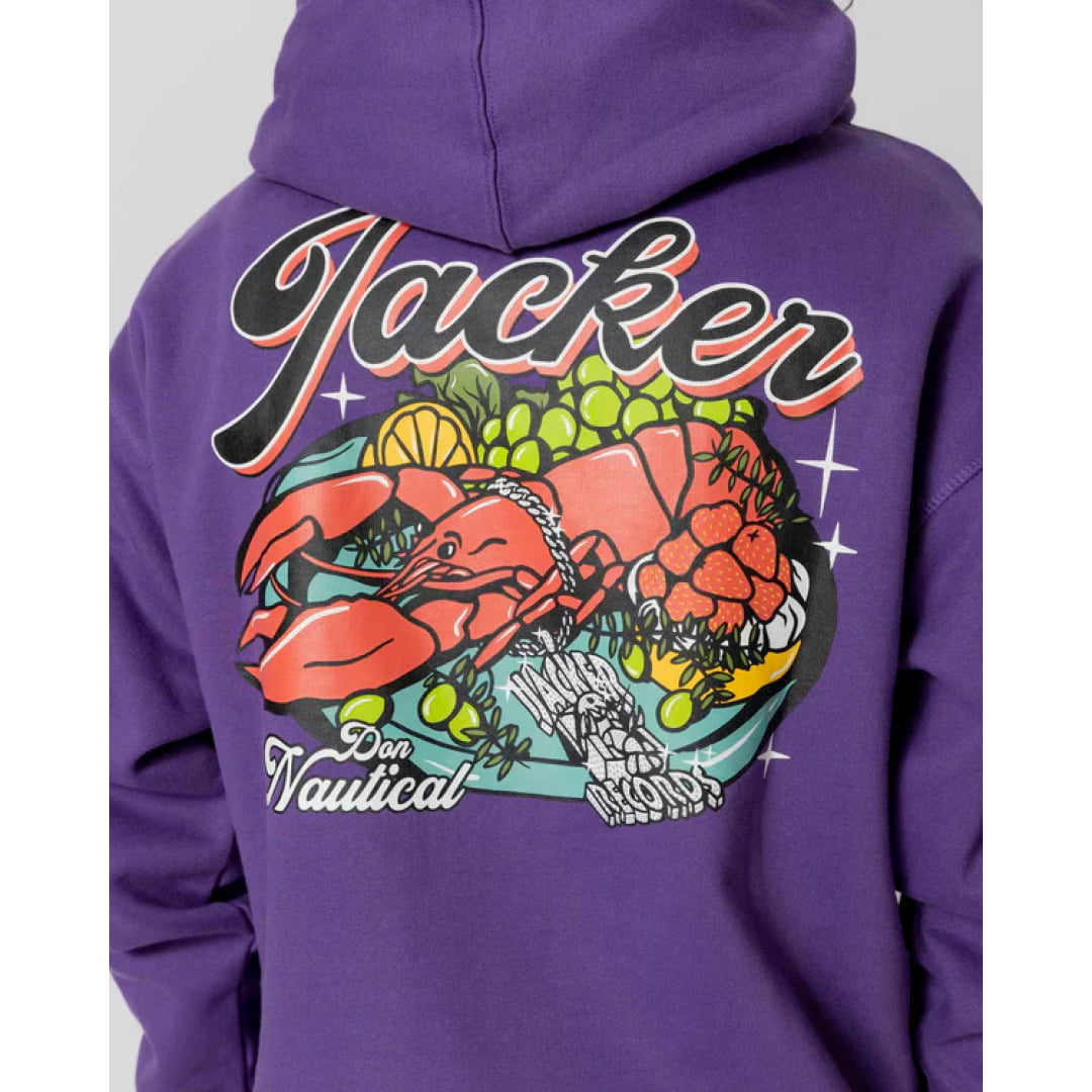 Sweat à Capuche Jacker Lobster Service Purple
