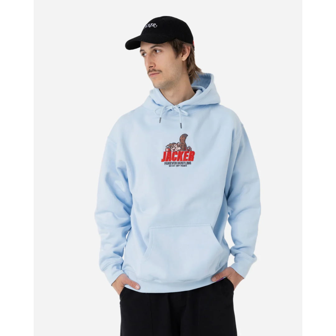 Sweat à Capuche Jacker Squirrel Blue - Blue- Insidshop.com