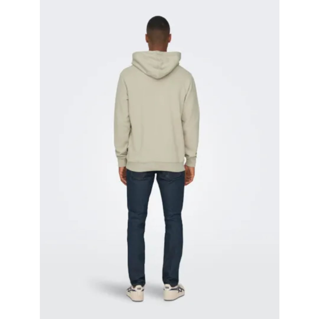 Sweat à Capuche Only & Sons Onsceres Silver Lining