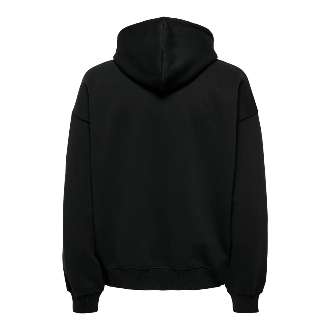 Sweat à Capuche Only & Sons Onsturner Life VTG Black - Vtg