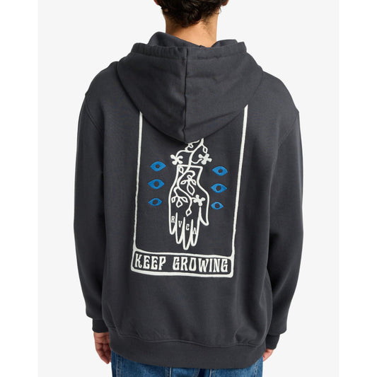 Sweat à Capuche RVCA Keep Growing Garage Blue - Rvca