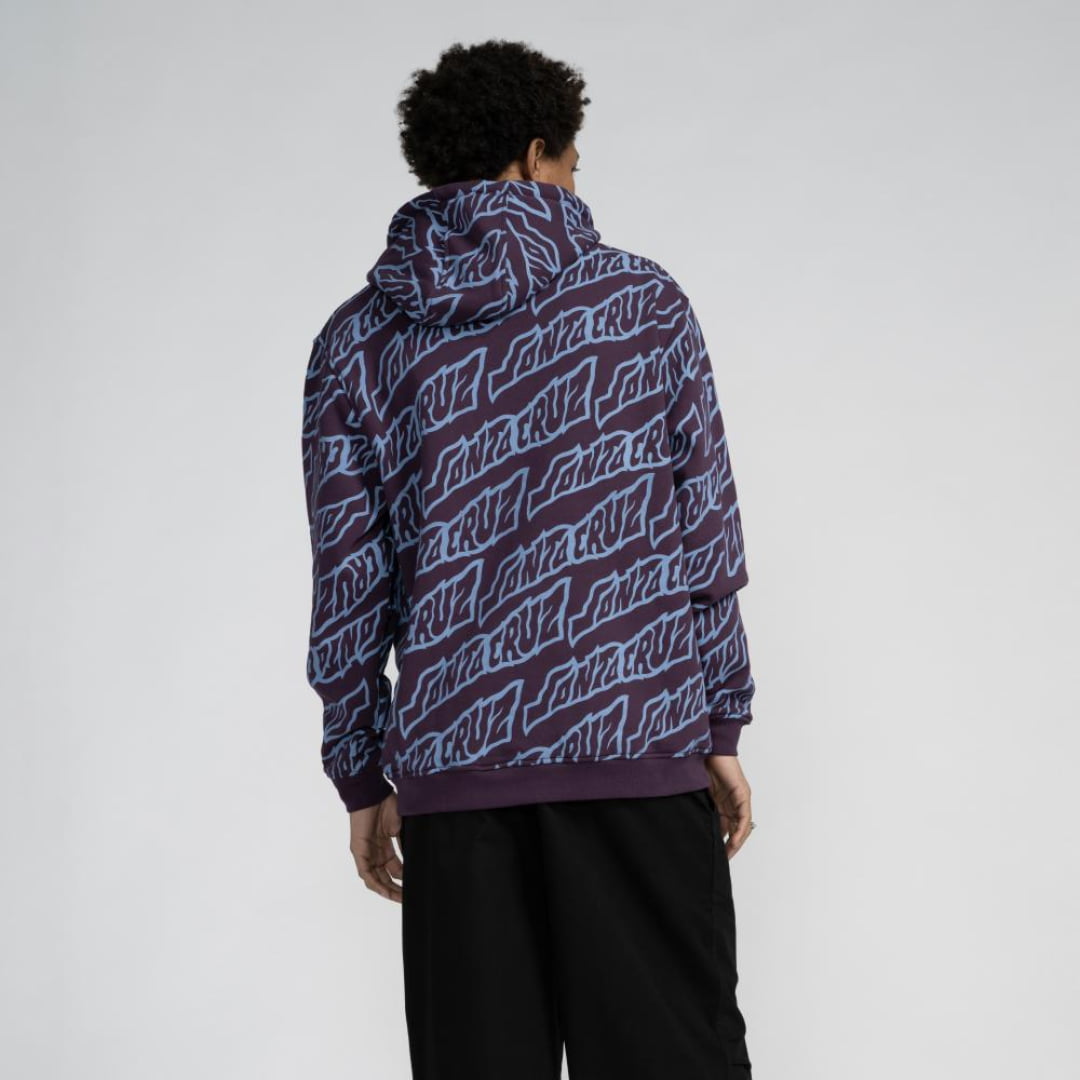 Sweat à Capuche Santa Cruz Creep Repeat Blackcurrant