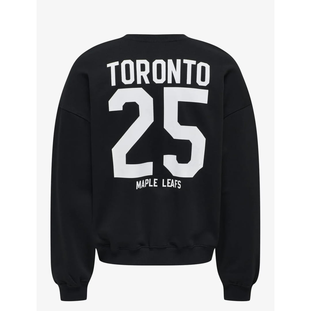 Sweat Col Rond Only & Sons ONSNHL VTG Toronto Maple Leafs