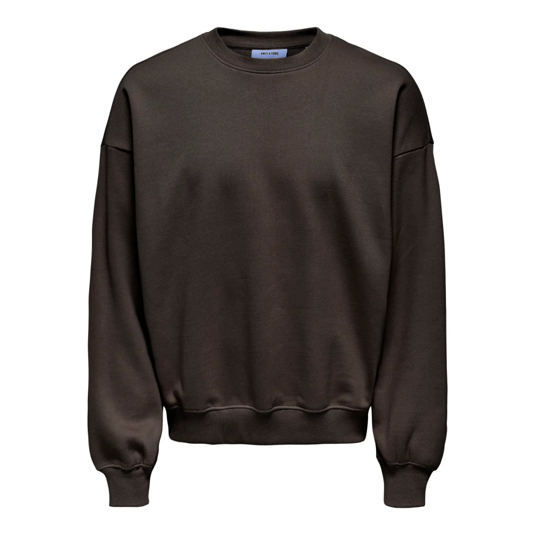 Sweat Col Rond Only & Sons Onsturner Life VTG Mulch - Vtg