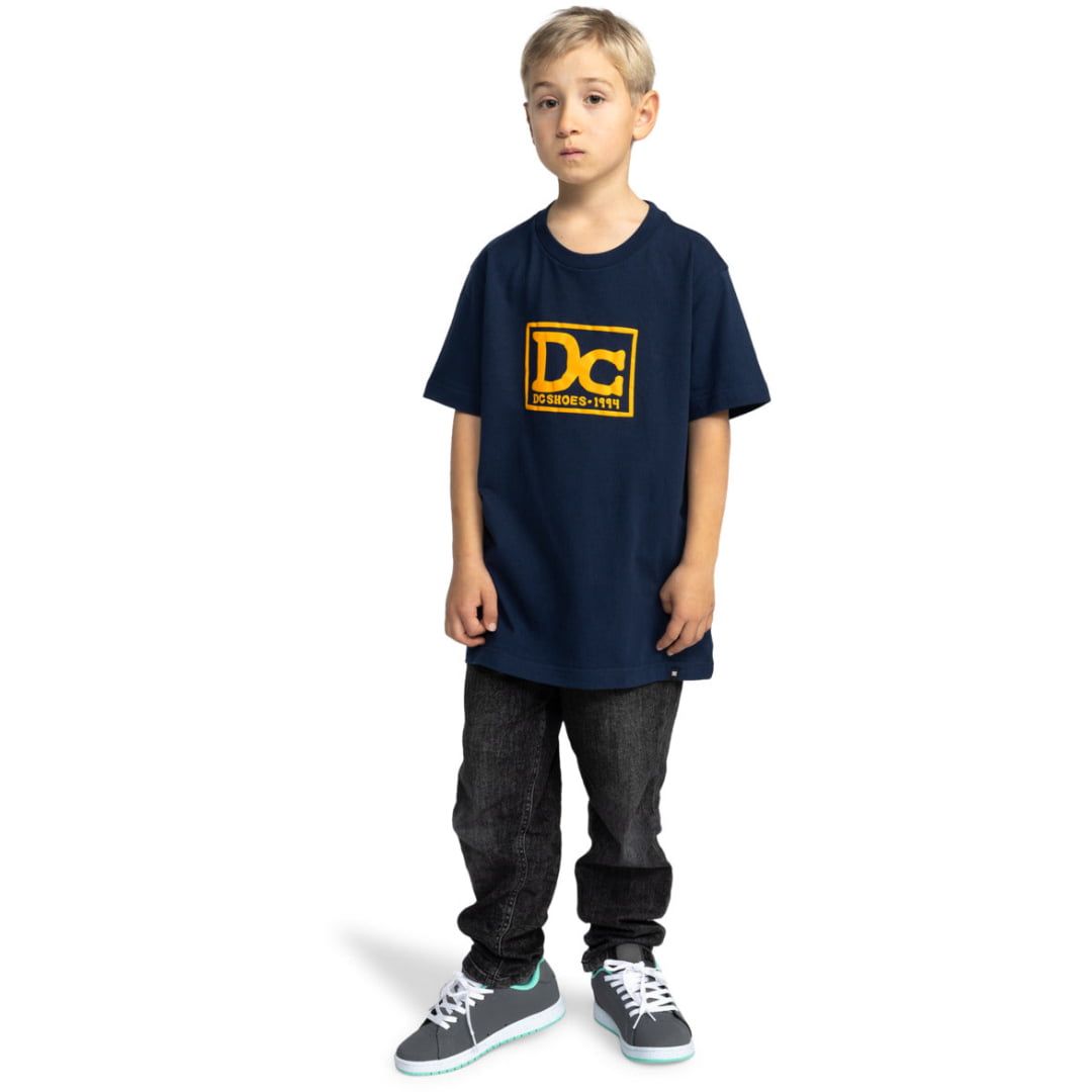 T-shirt DCShoes Enfant Tribute Dress Blues - Dcshoes