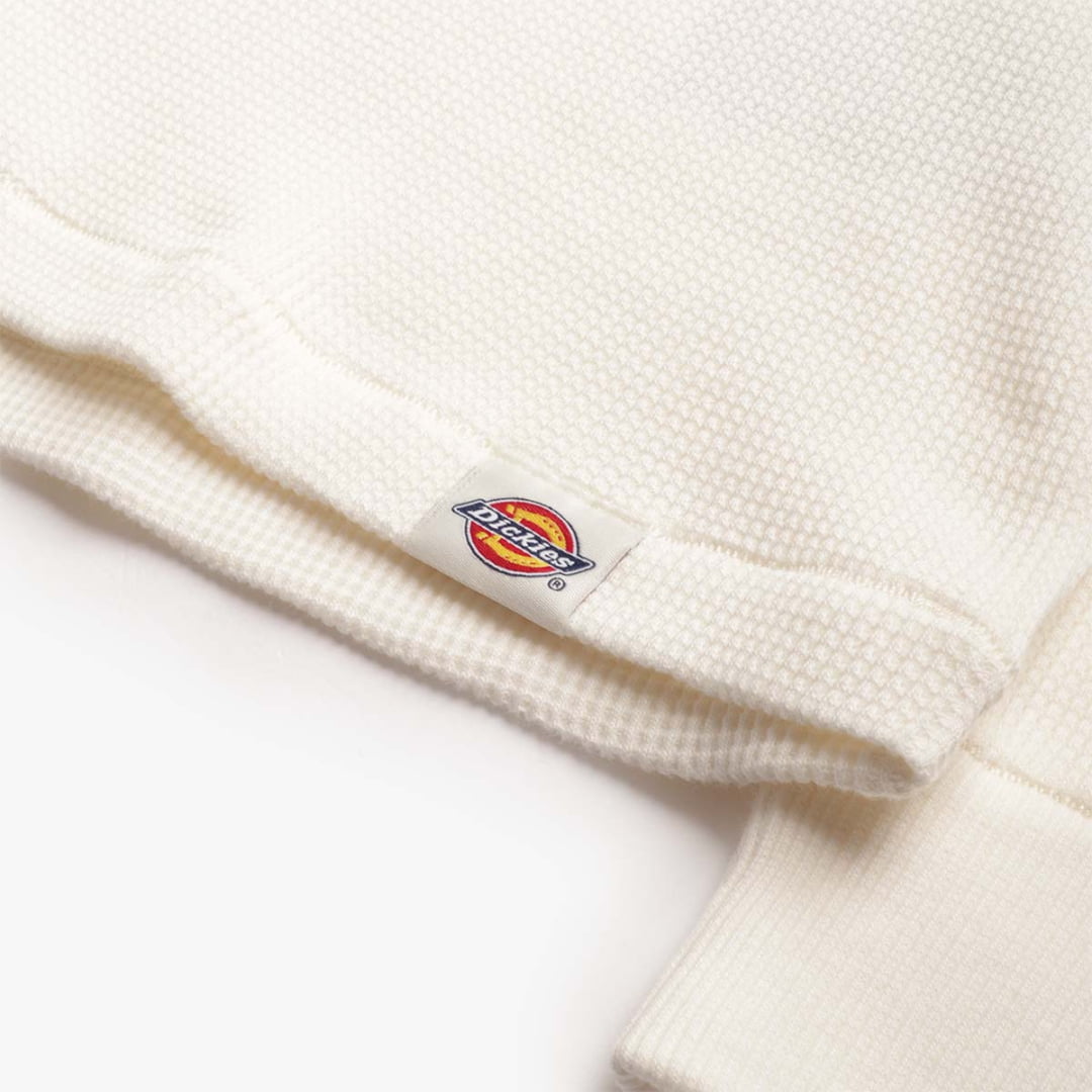 T-shirt Dickies LS Waffle Egret - Ls - Insidshop.com