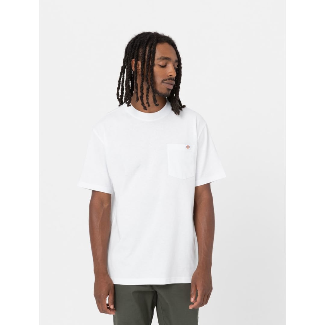 T-shirt Dickies Luray Pocket White - Insidshop.com