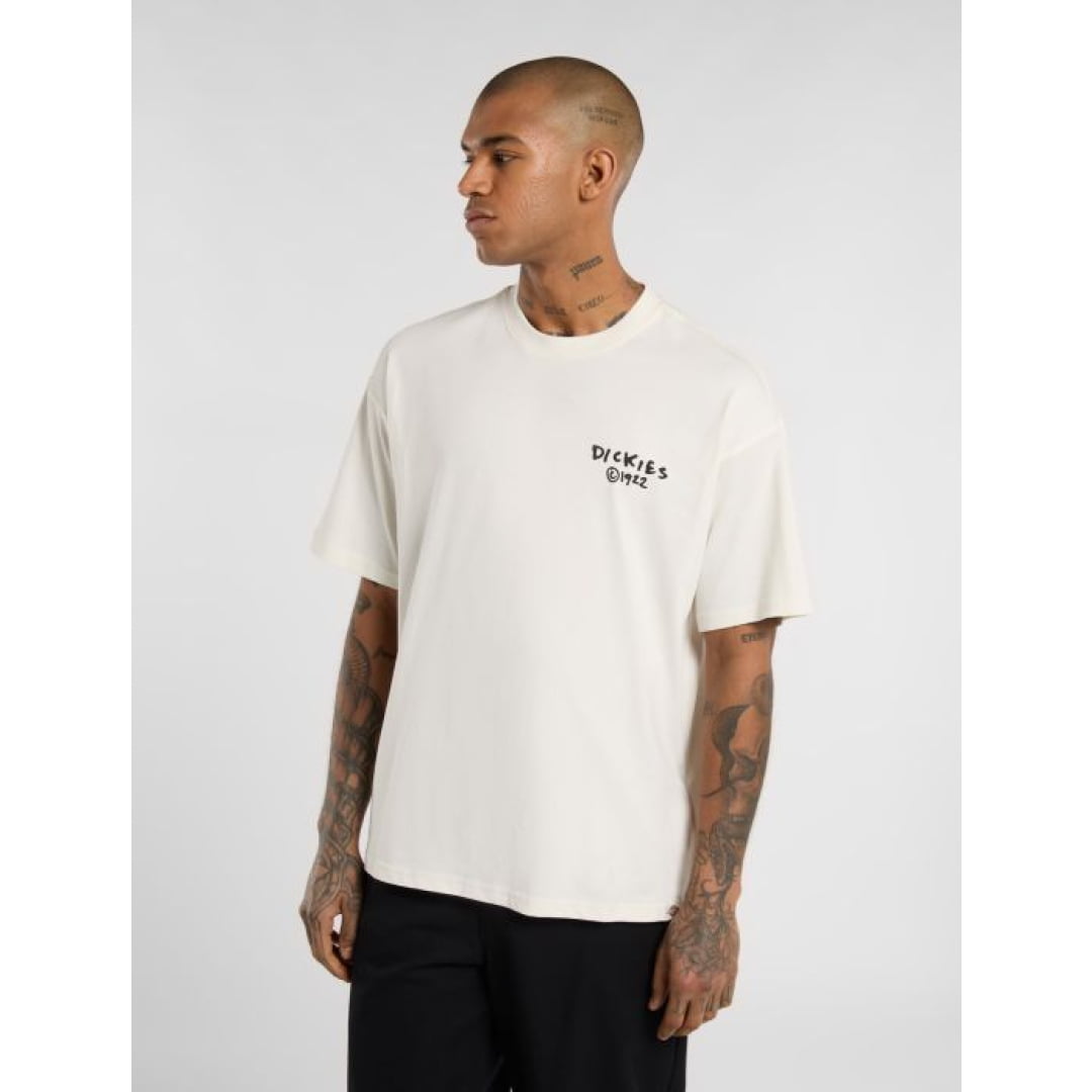 T-shirt Dickies Sneedville Egret - Insidshop.com