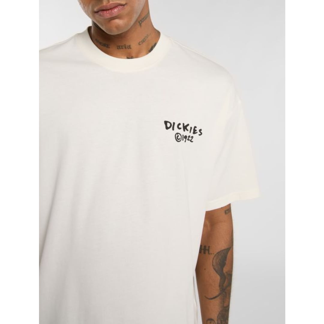 T-shirt Dickies Sneedville Egret - Insidshop.com