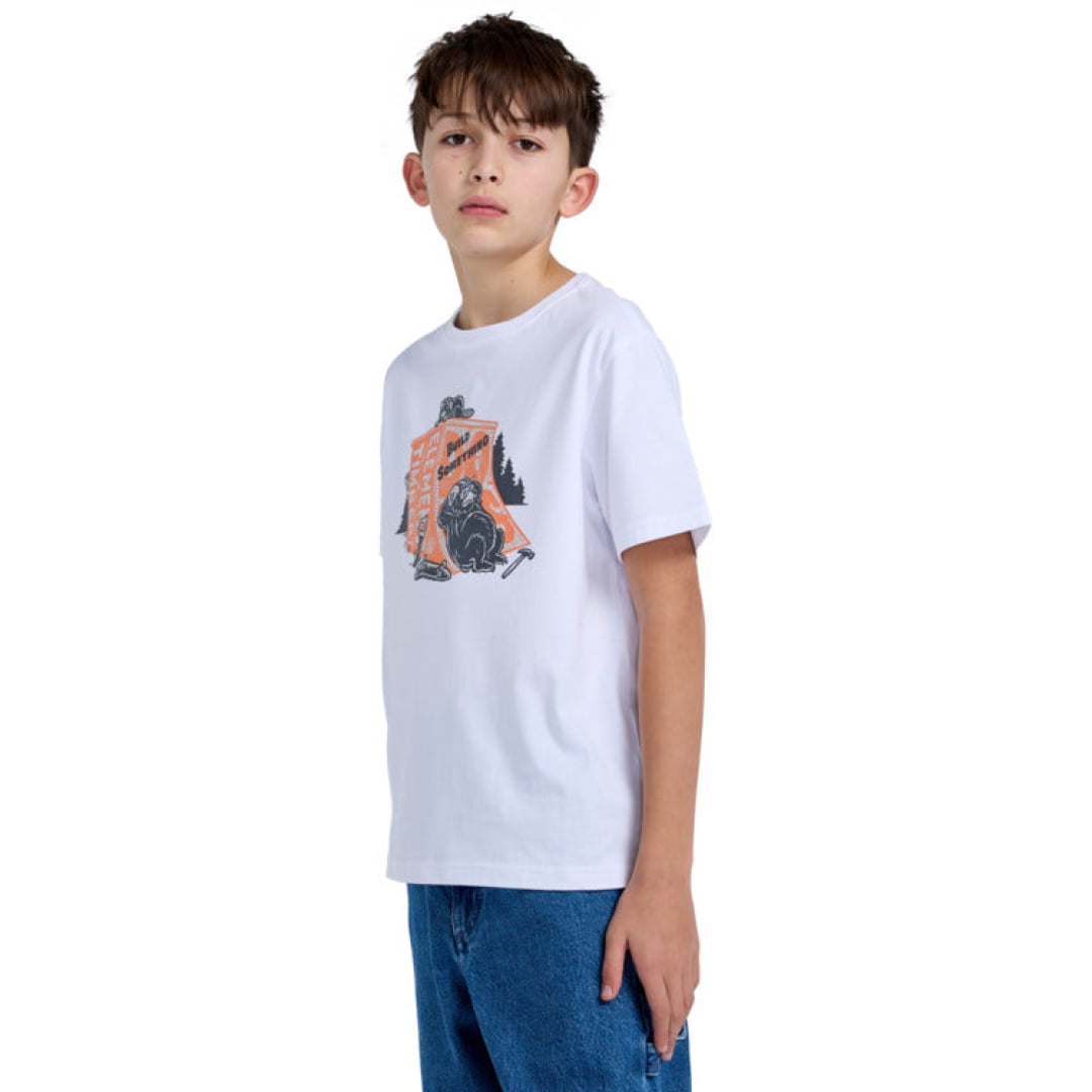 T-shirt Element Enfant Timber Breaktime Optic White