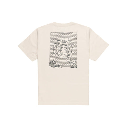 T-shirt Element Job Done SS Oat Milk - Ss - Insidshop.com