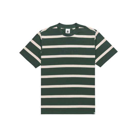T-shirt Element Yacht Club SS Oat Milk Jungle Green - Ss