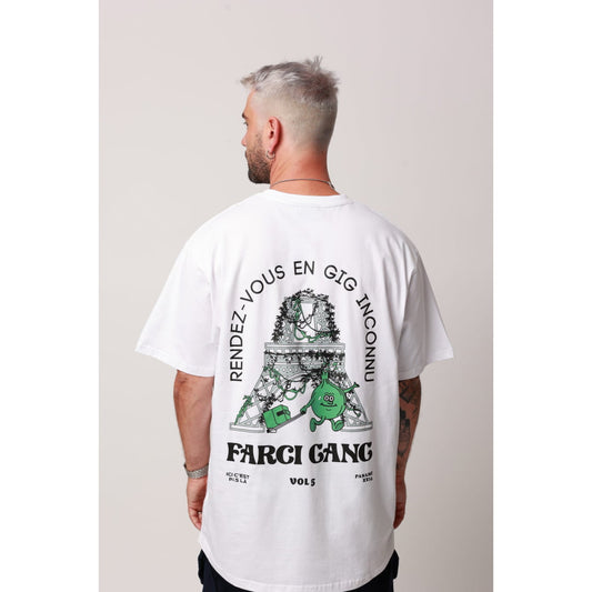 T-shirt Farci Gang Volume 5 White - Insidshop.com