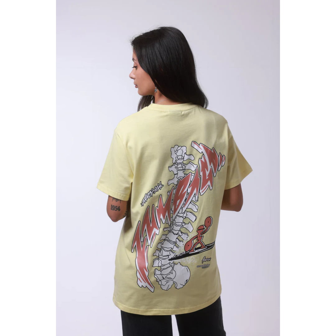 T-shirt Farci Lumbago Yellow - Insidshop.com