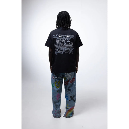 T shirt Farci Motor Black Shirt Insidshop.com