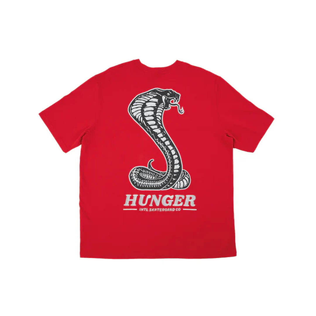 T-shirt HUNGER Cobra Fierry Red - Hunger Félix Black