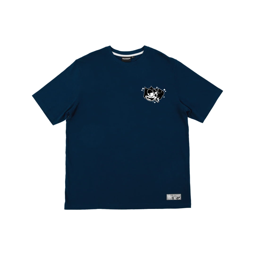 T-shirt HUNGER Felix Navy Blue - Hunger - Insidshop.com
