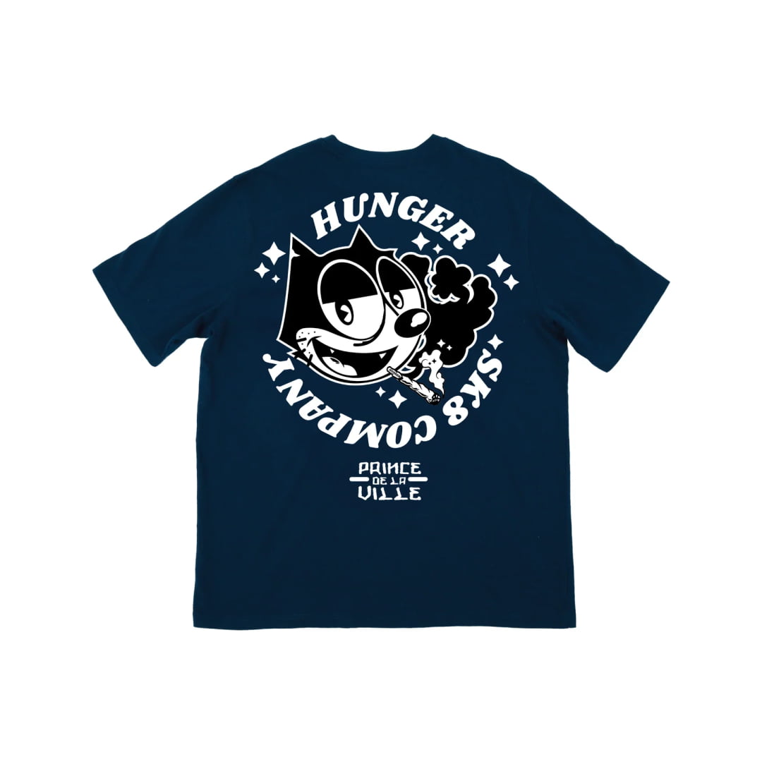 T-shirt HUNGER Felix Navy Blue - Hunger - Insidshop.com