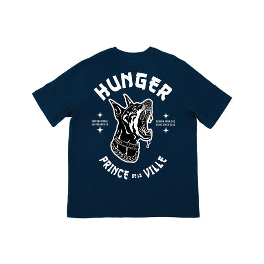 T-shirt HUNGER Sasha Navy Blue - Hunger Félix Black