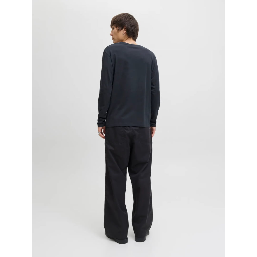 T shirt Jack & Jones JJEOrganic LS Basic Navy Blazer Shirt