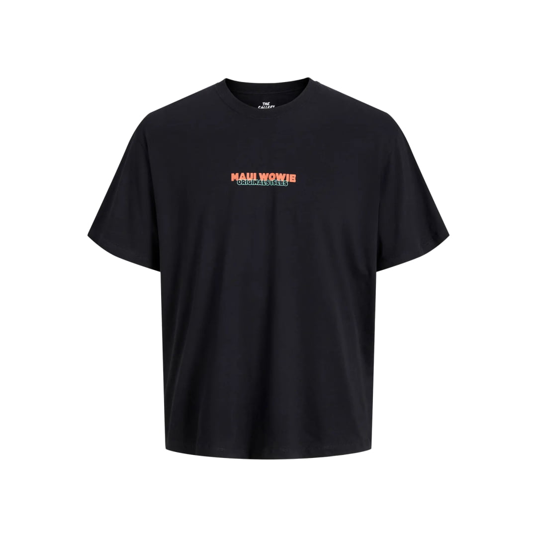 T-Shirt Jack & Jones JORWOWIE TG Black - T-shirt Jorwowie