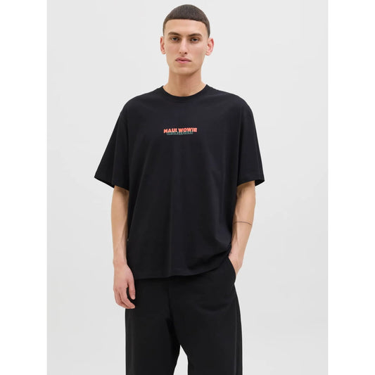 T-Shirt Jack & Jones JORWOWIE TG Black - T-shirt Jorwowie