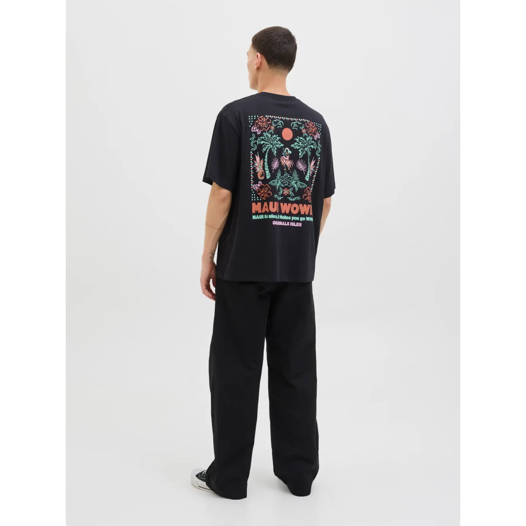 T-Shirt Jack & Jones JORWOWIE TG Black - T-shirt Jorwowie