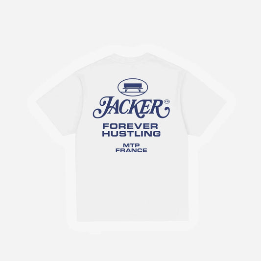 T-shirt Jacker Collective White - Inferno Black Washed
