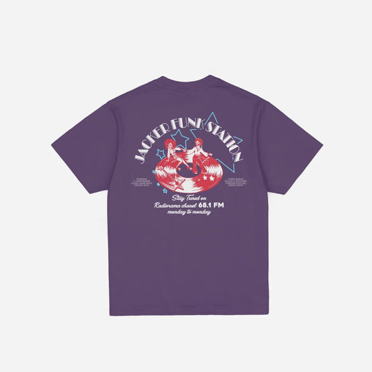 T-shirt Jacker Funk Station Purple - Insidshop.com