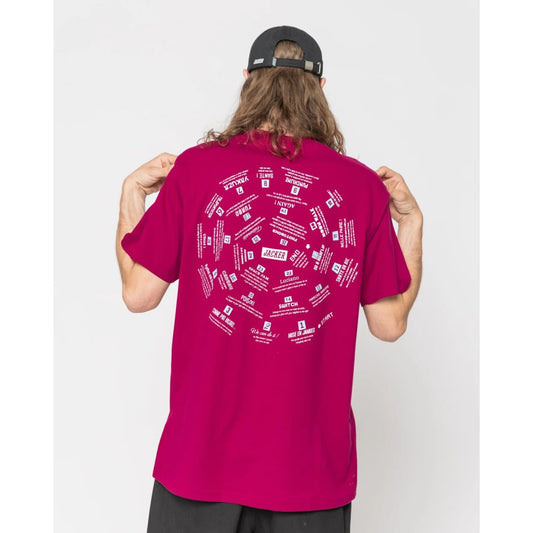 T-shirt Jacker Spiral Game Fushia - Insidshop.com