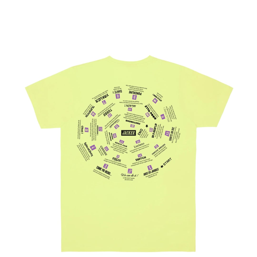T-shirt Jacker Spiral Game Lemon Green - Insidshop.com